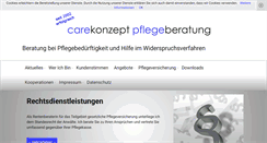 Desktop Screenshot of pflegeberatung-aachen.de