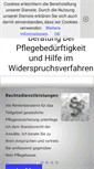 Mobile Screenshot of pflegeberatung-aachen.de